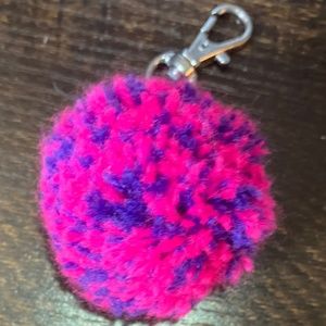 Pink and purple keychain